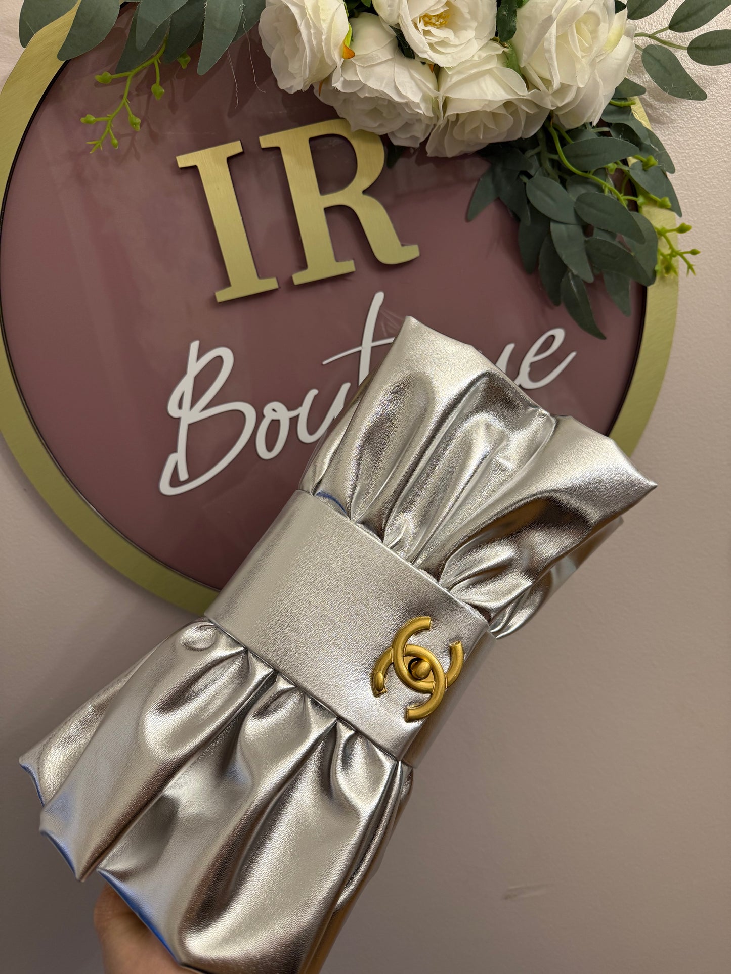 Cc Bow Bag - Silver
