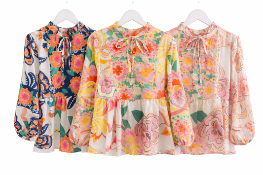 FLORENCE Floral Blouse