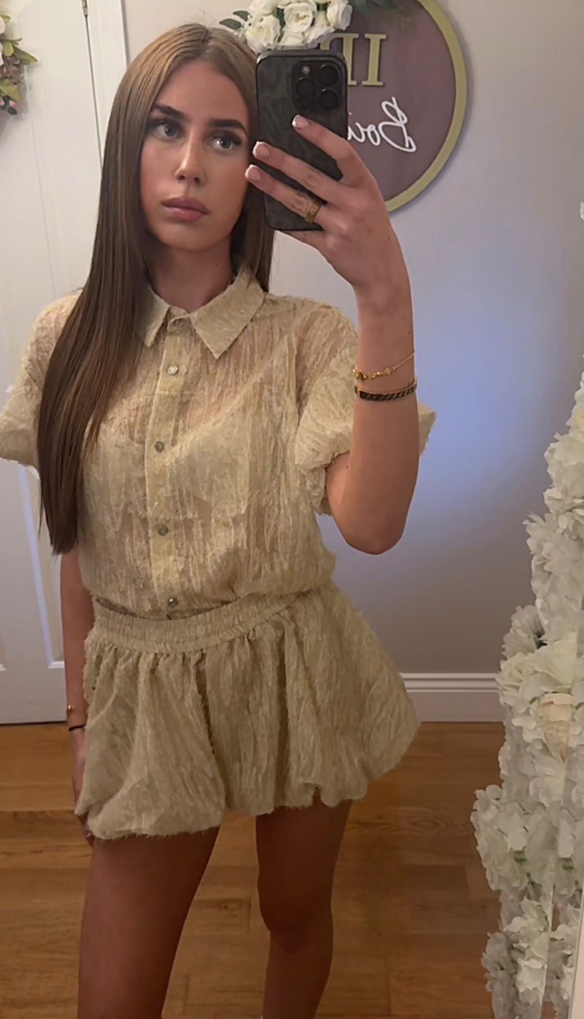 MILEY - Shirt and Balloon Shorts Co-ord - one size 4-12
