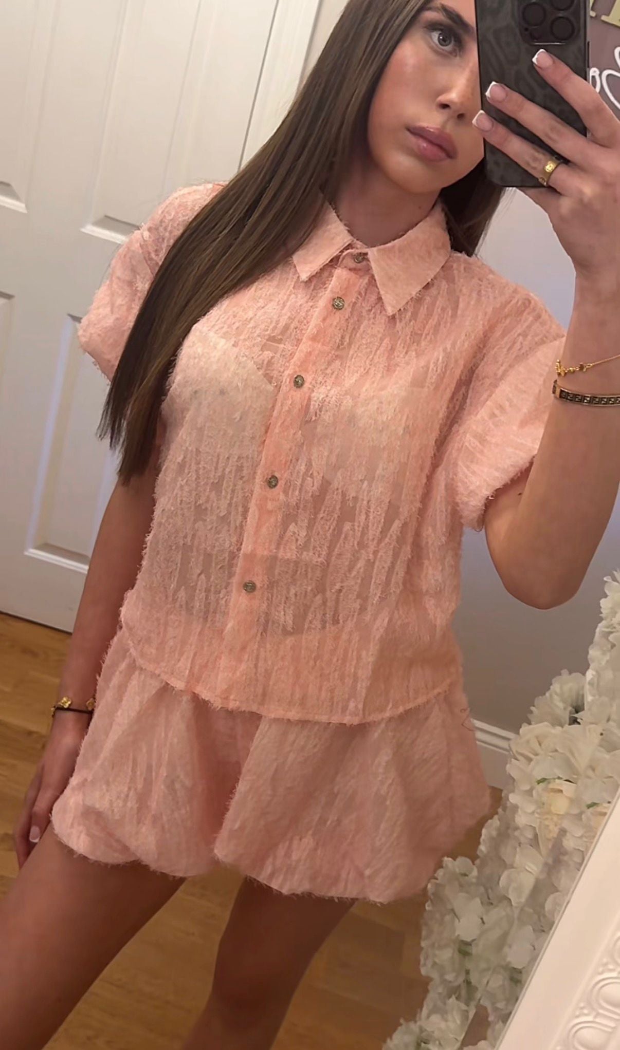 MILEY - Shirt and Balloon Shorts Co-ord - one size 4-12