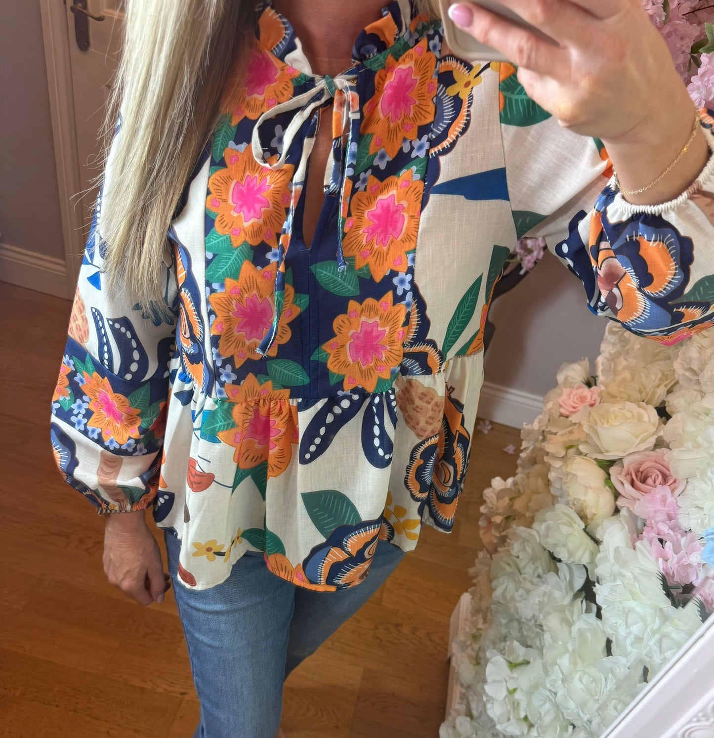 FLORENCE Floral Blouse