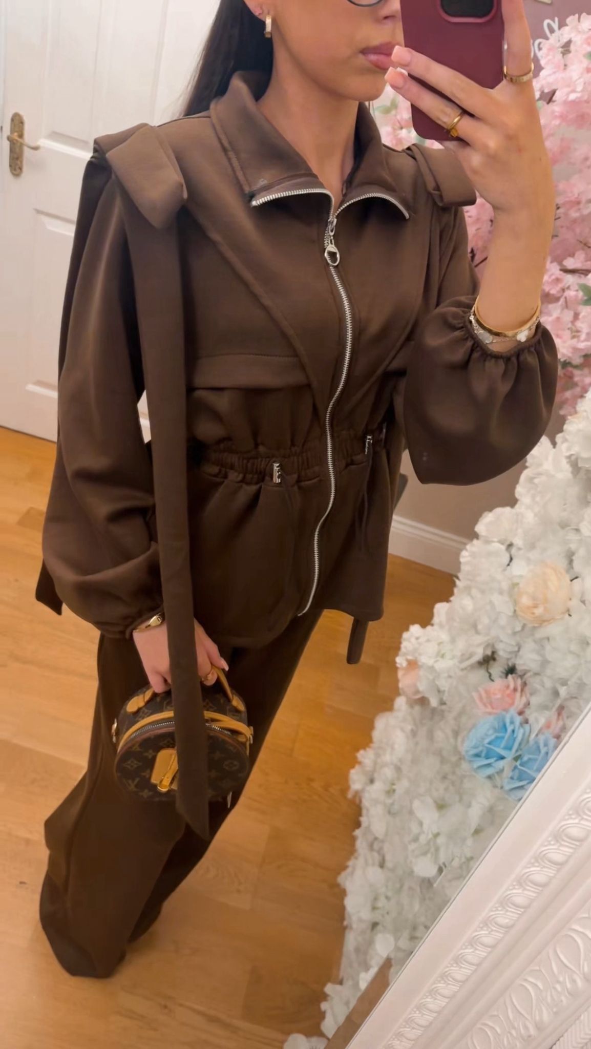 LOUISE Bow Shoulder Lounge Set - One size upto 14 - {5 Colours)