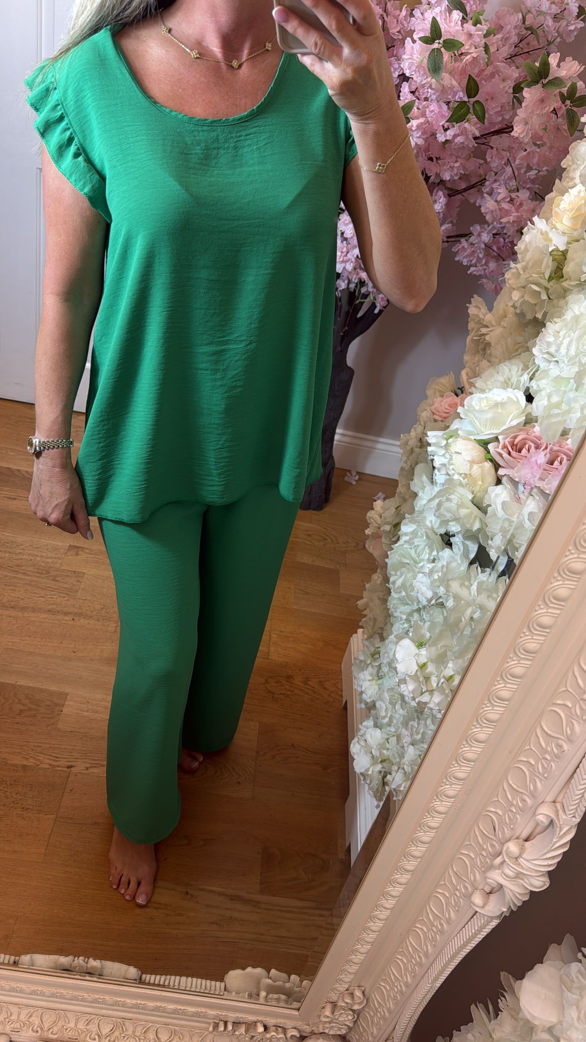 JADE -  Lace back co ord