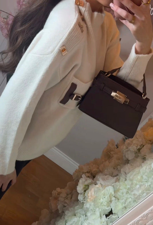 H Pocket Jumper - Premium Knit Sweater | 3 Colours