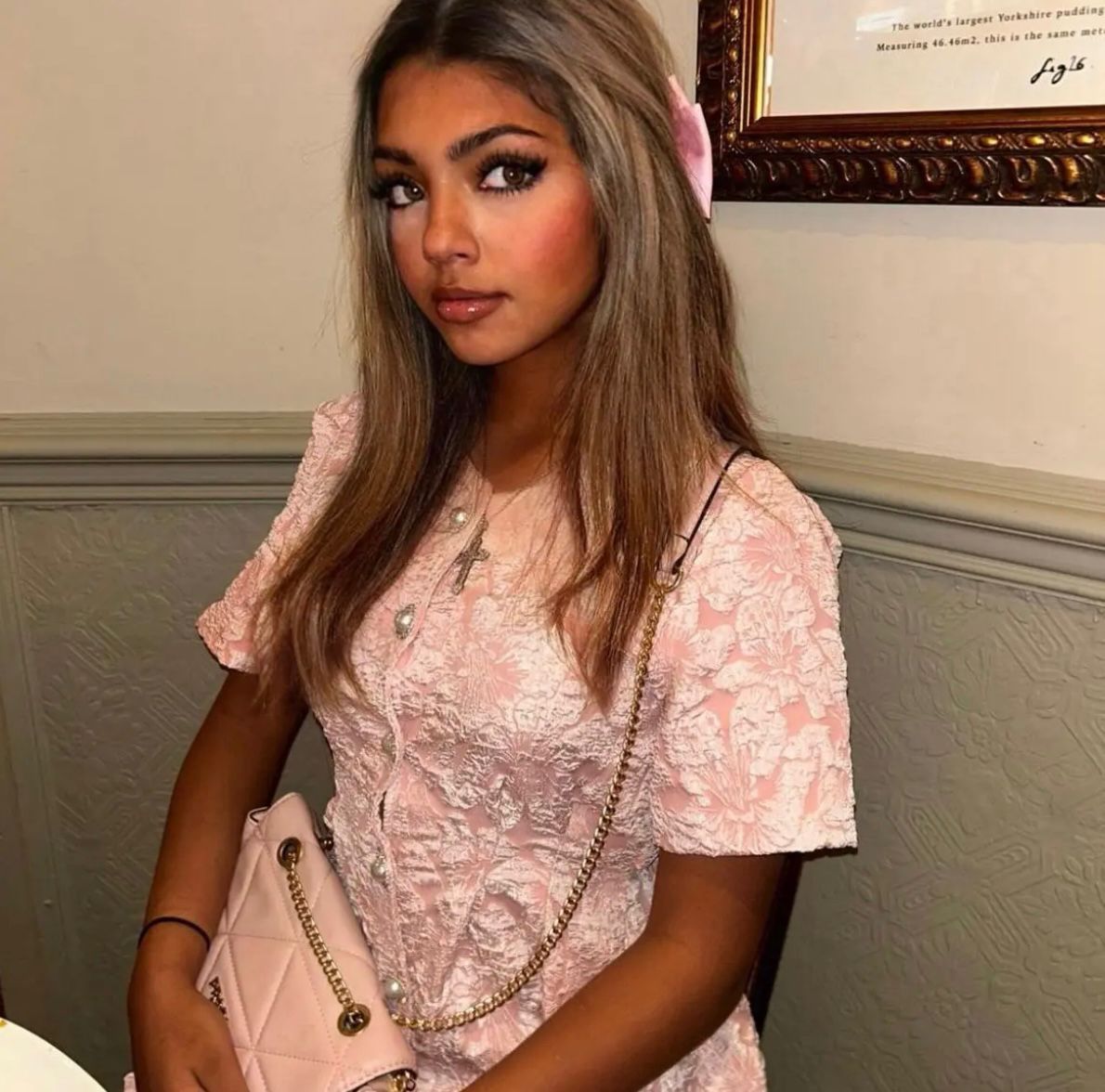 FRANKIE - Floral pearl dress