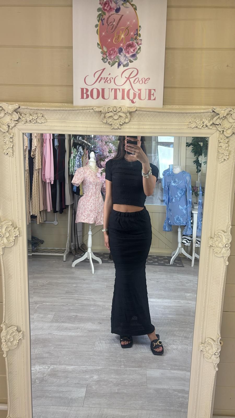 Two piece co-ord maxi skirt and top set - 5 Colours