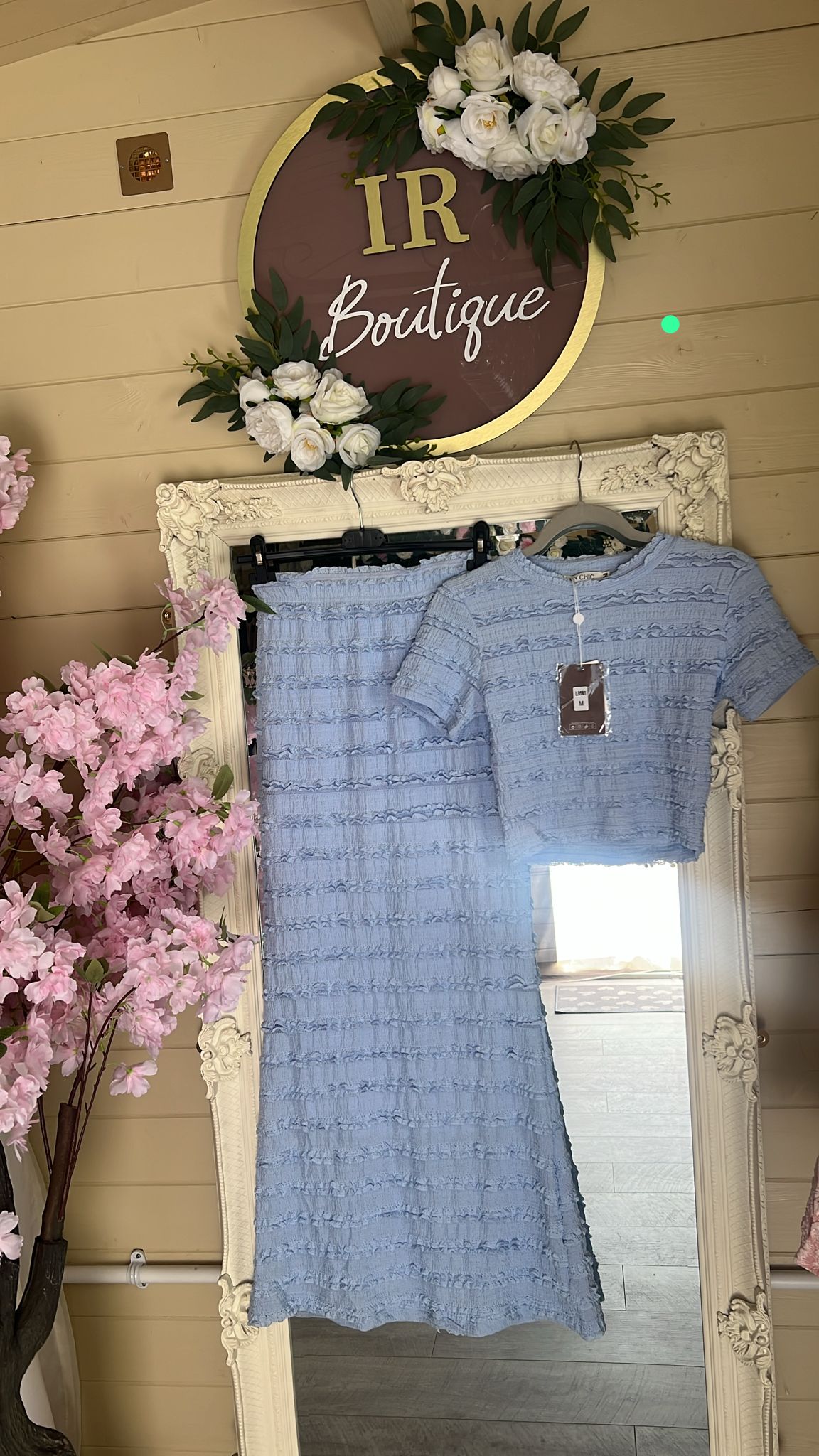 Two piece co-ord maxi skirt and top set - 5 Colours