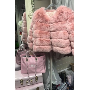 Pink Luxe Faux Fur Jacket