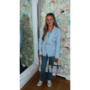 **PRE-ORDER**  Petite Blue Fitted Blazer